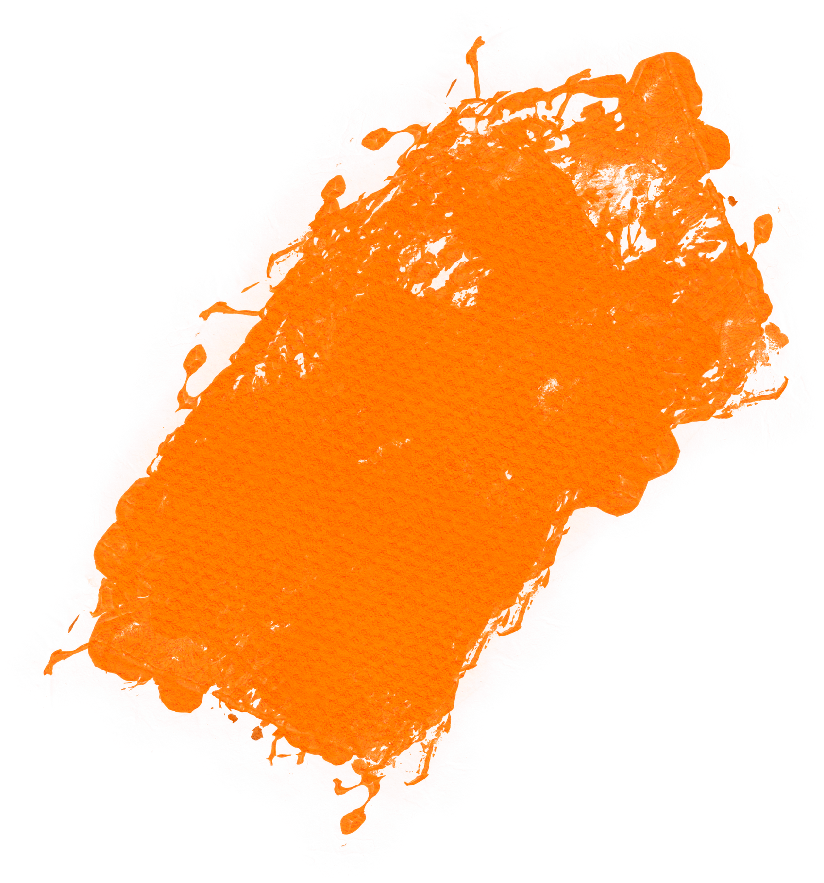 Orange Brush Stroke